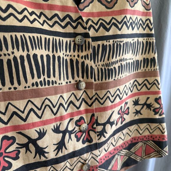 Vintage The Sierra Collection Vest Southwestern Earth Tone Folk-Inspired Size M - Picture 4 of 15